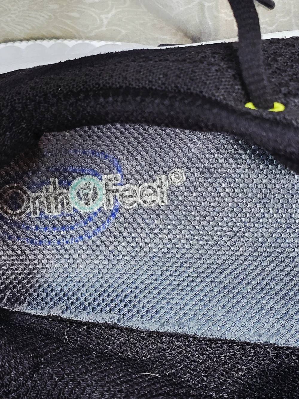 Orthofeet Coral 981 Biofit Women's Black Knit Athletic Sneakers Shoes Size 10 B